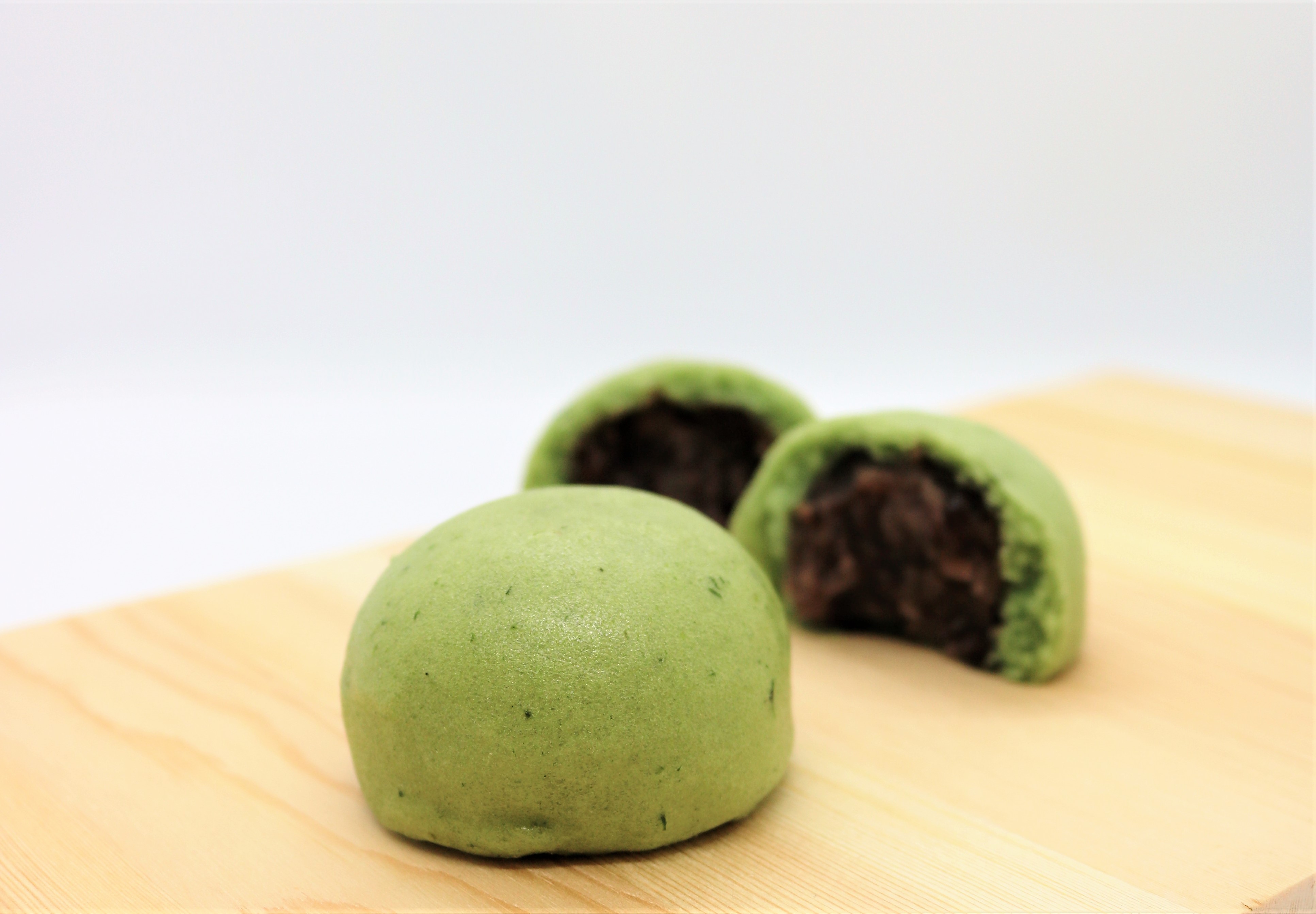 季節の饅頭「よもぎ饅頭」